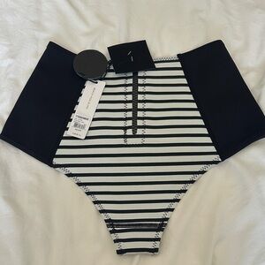 Amuse society neoprene ani stripe swim bottom